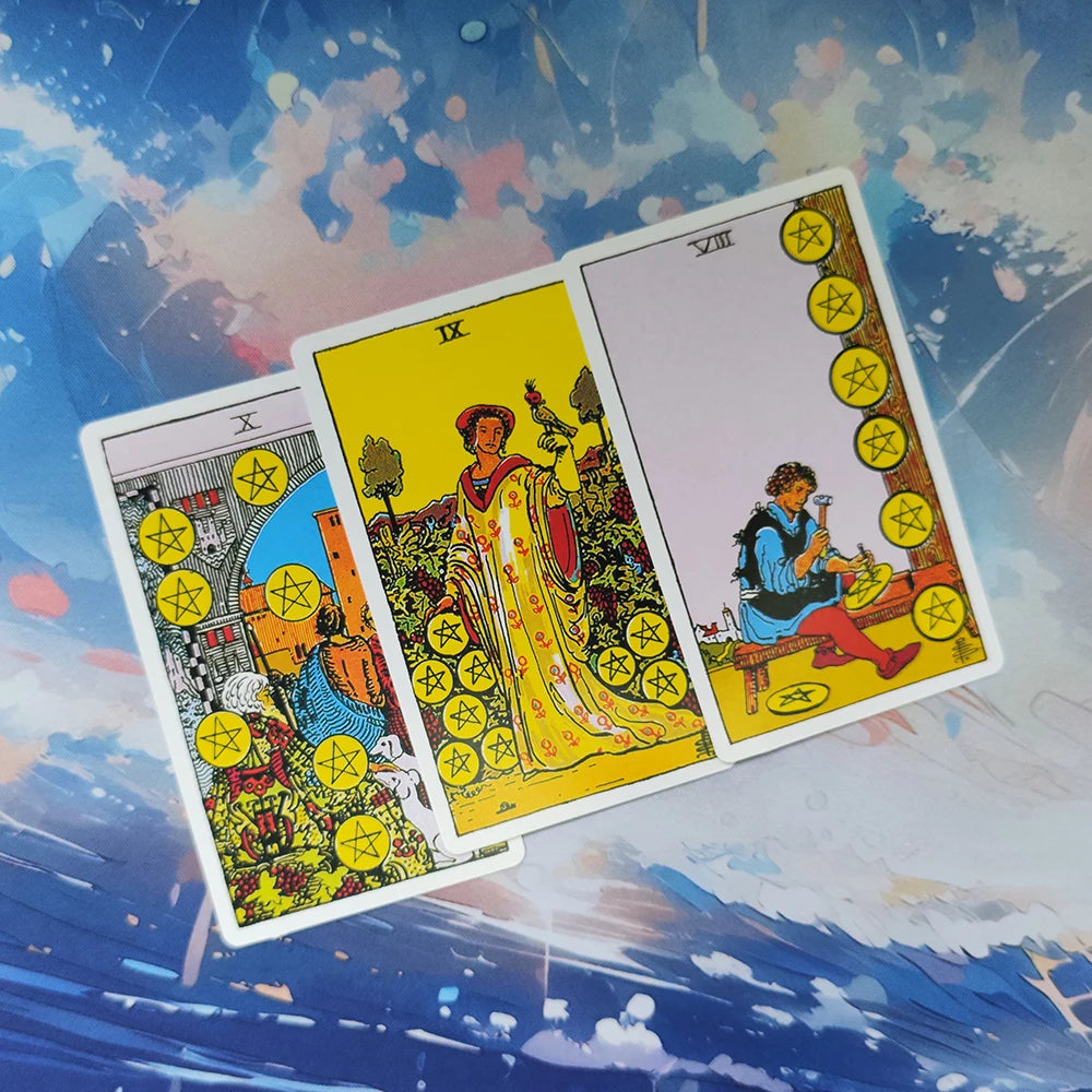 12x7CM The Rider Fortune Telling Tarot Deck Cards one of the top 10 tarot decks of all time Tarot Deck,English Guide,Tarot for Beginners