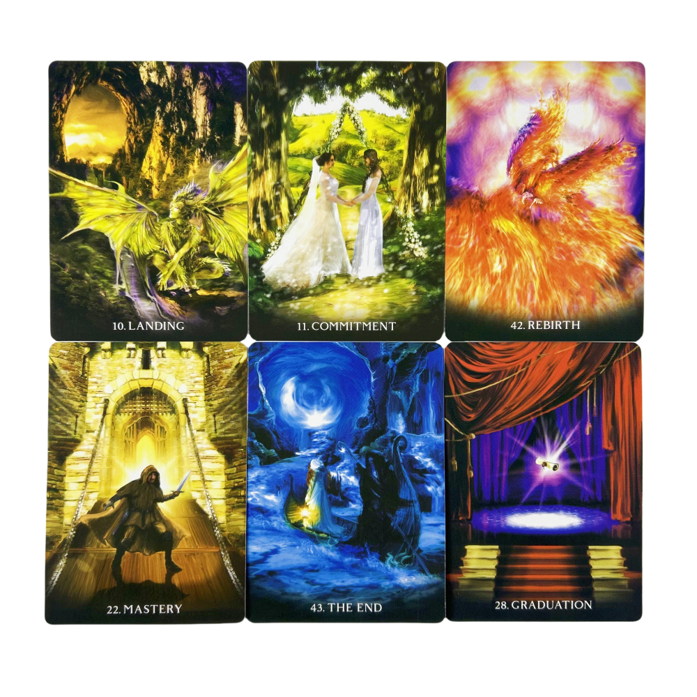 Oracle Cards of Portals: 44 Mythic Fate Divination Deck