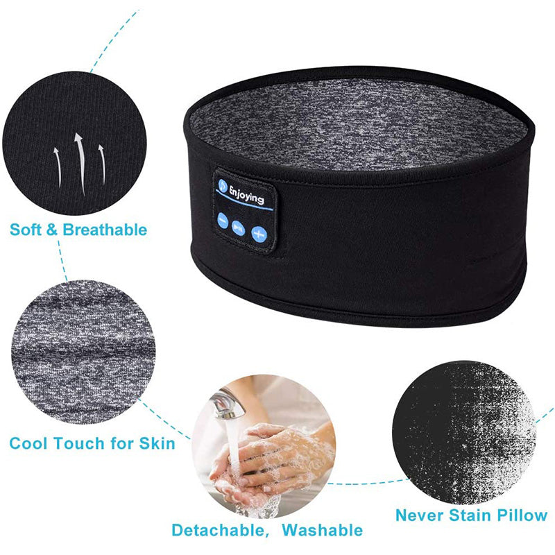 Wireless Sleep Headphones: Bluetooth Headband & Eye Mask