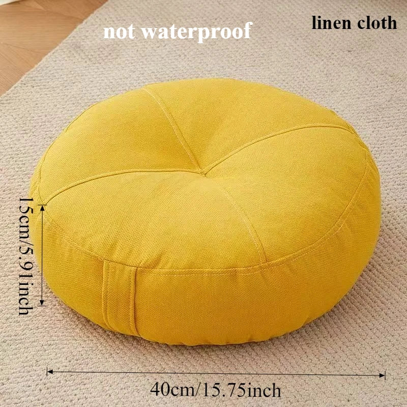 Meditation Cushion: Floor Cushion Round Meditation Yoga Seat Waterproof