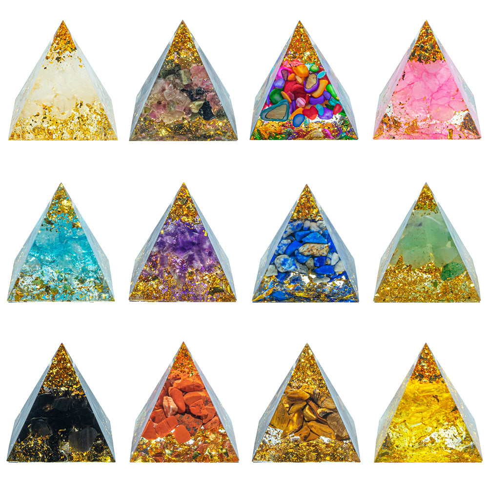 Energy Pyramid Generator: Crystal Amethyst Reiki Healing