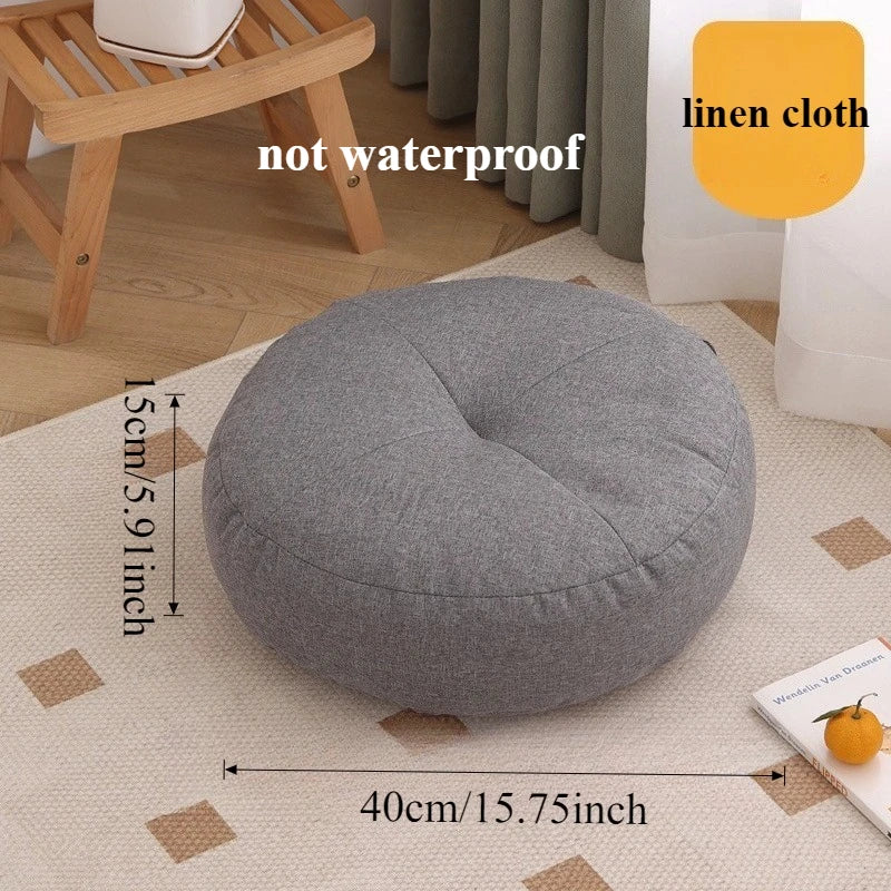 Meditation Cushion: Floor Cushion Round Meditation Yoga Seat Waterproof