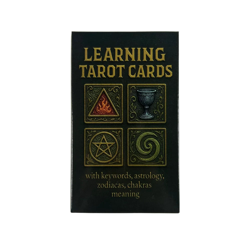 Fortune Telling Tarot Cards 78-Deck: Beginner's Pocket Divination Set