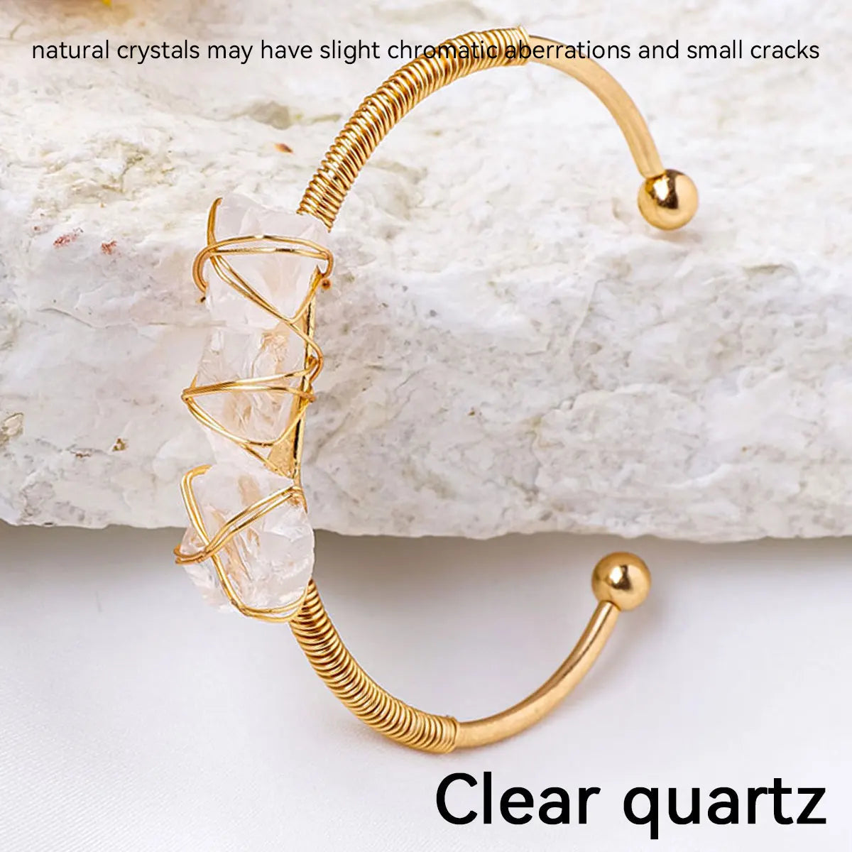 Crystal Bracelet: Natural Crystal Healing Bracelet - Women's Protection & Reiki