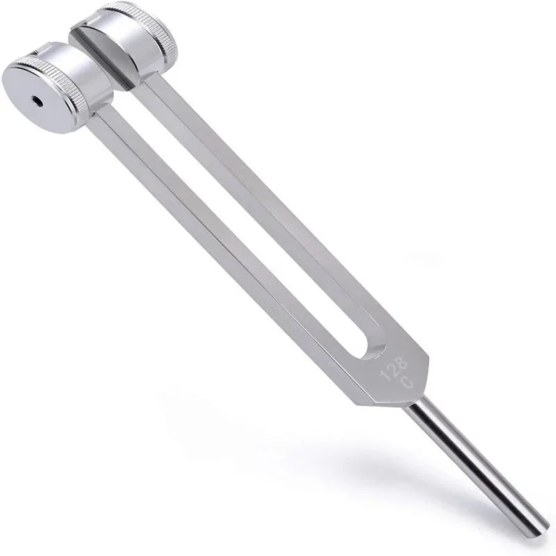 Tuning Fork: 128Hz Weighted Tuning Fork Set for Pressure Relief
