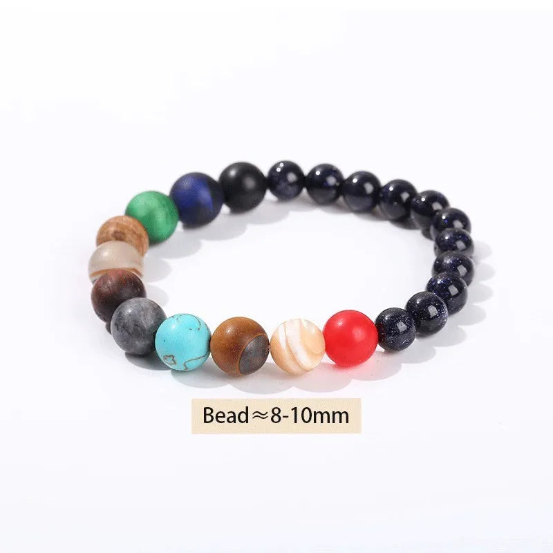 Eight Planets Chakra Bracelet - Universe Balance Wristband
