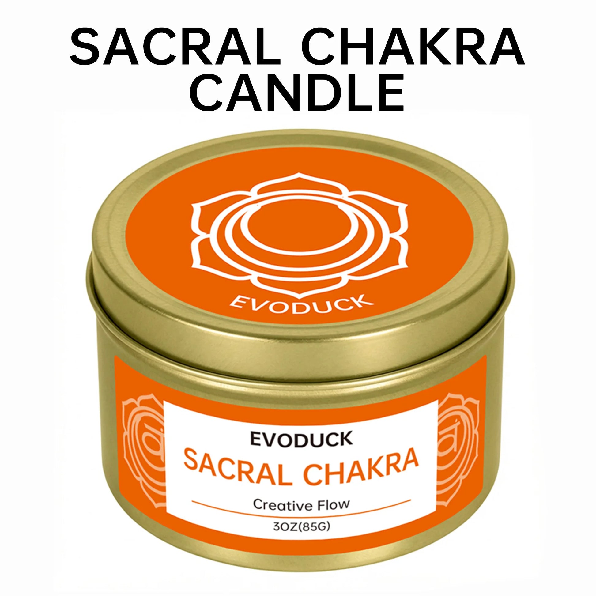 7 Chakras Scented Candle - 3oz Soy Wax for Meditation & Yoga