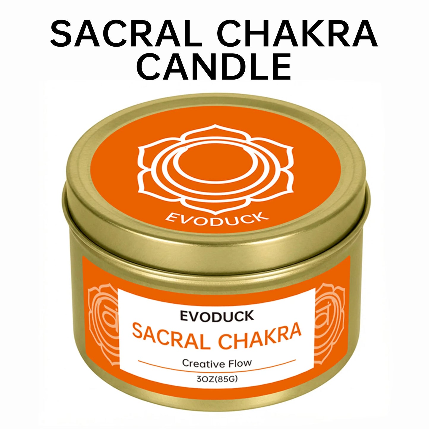 7 Chakras Scented Candle - 3oz Soy Wax for Meditation & Yoga