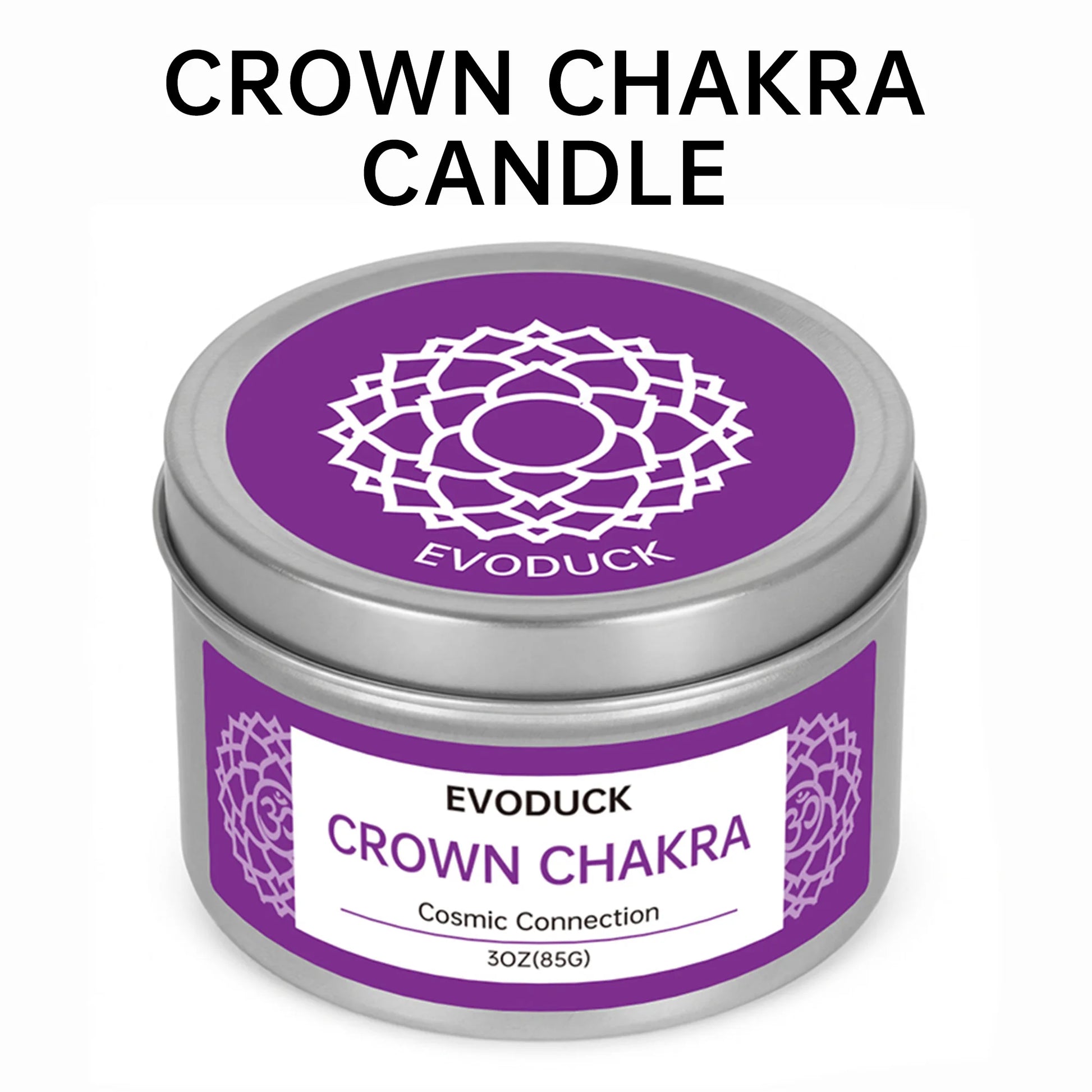 7 Chakras Scented Candle - 3oz Soy Wax for Meditation & Yoga