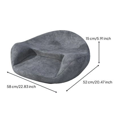 Memory Foam Meditation Cushion Soft Material Low-Profile Meditation Cushion Curved Sides Meditation Cushion