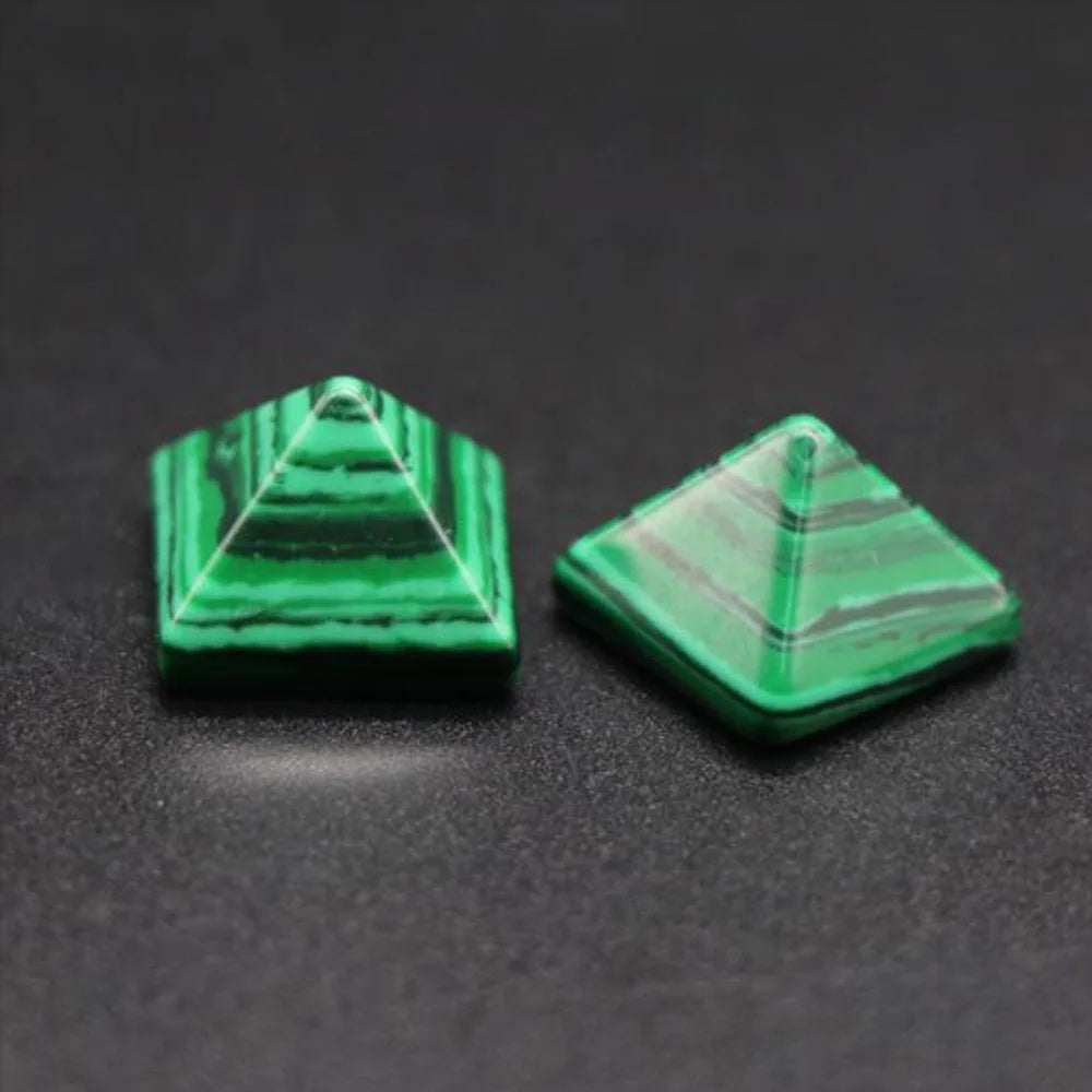 Healing Stones: Crystal Quartz Pyramid - Healing Stone Chakra Decor Gift
