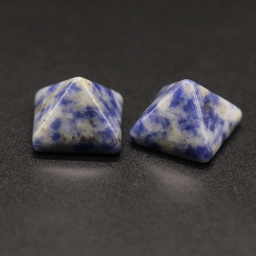Healing Stones: Crystal Quartz Pyramid - Healing Stone Chakra Decor Gift
