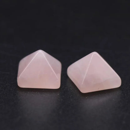 Healing Stones: Crystal Quartz Pyramid - Healing Stone Chakra Decor Gift