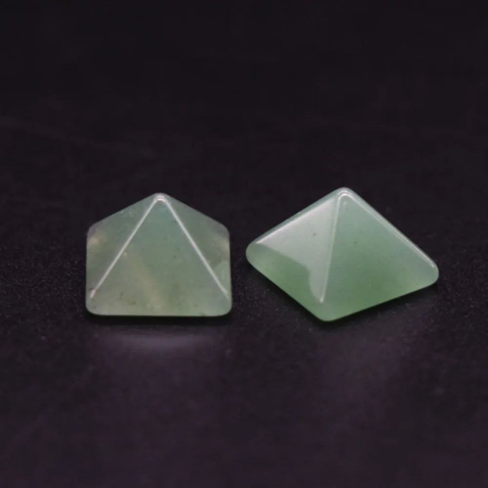 Healing Stones: Crystal Quartz Pyramid - Healing Stone Chakra Decor Gift