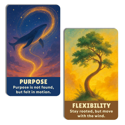 The Soul's Compass, English Oracle Cards, 80-cards With Messages for The Soul, Daily Meditation, 12*7cm, Tarot Cards, Card Games