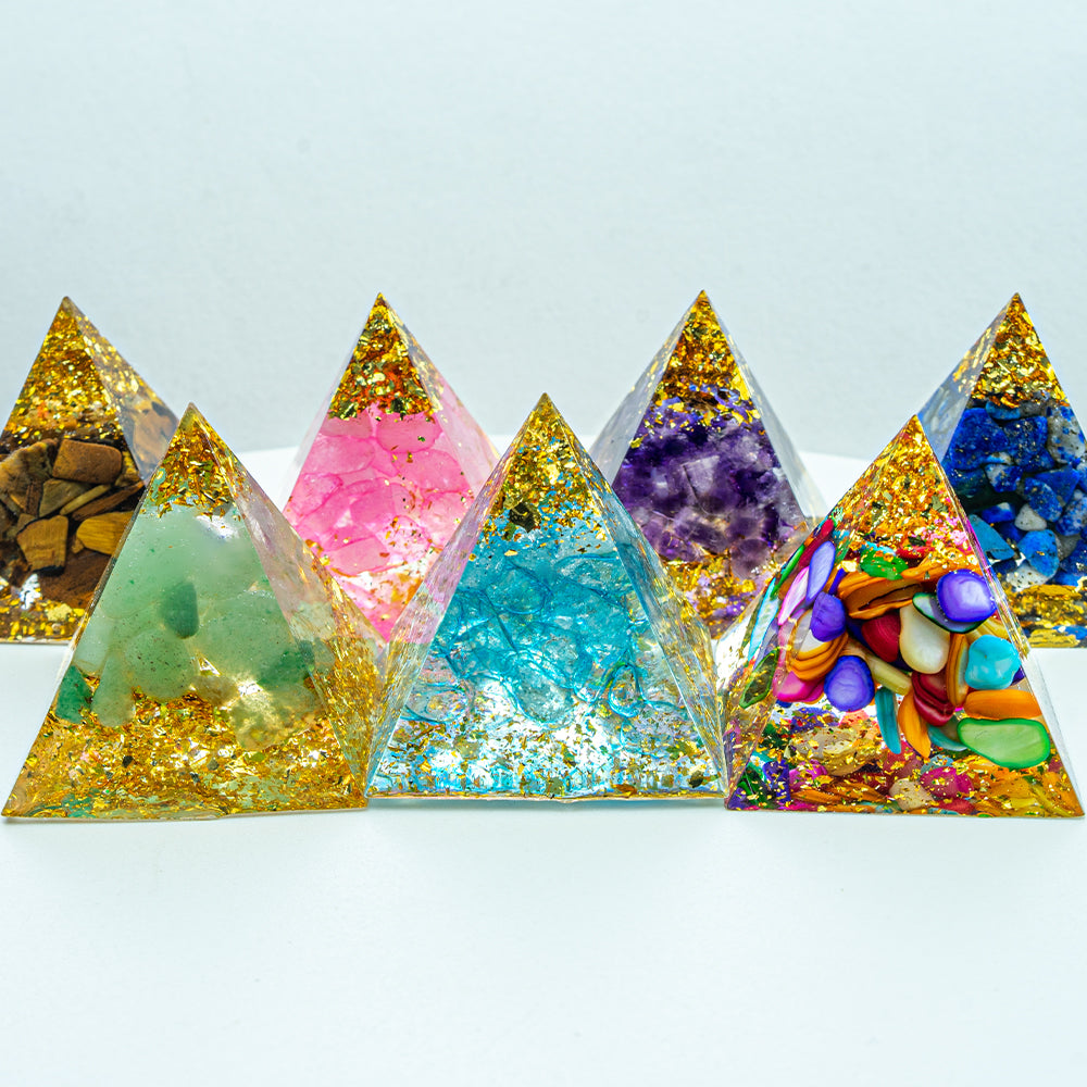 Energy Pyramid Generator: Crystal Amethyst Reiki Healing