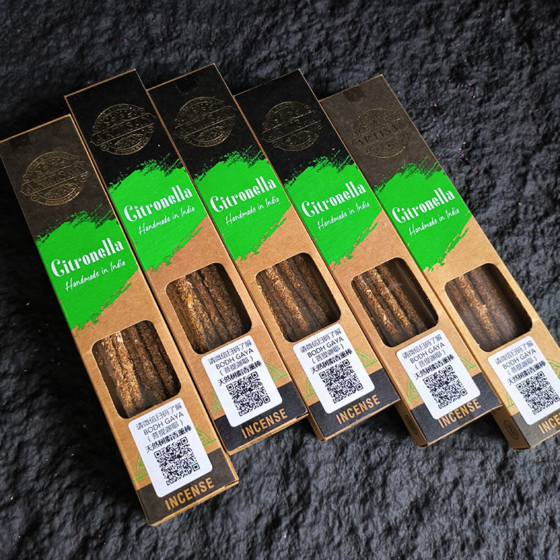 Natural Indian Incense Sticks - Citronella Smudge (10 Pack)