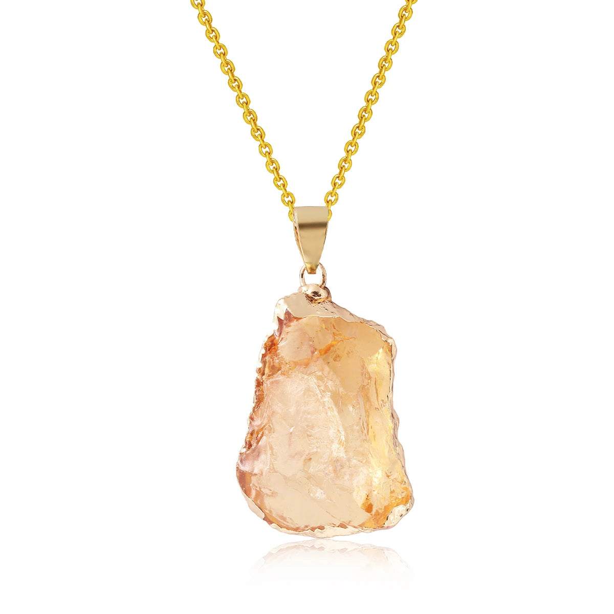 Healing Crystal Necklace: Irregular Gemstone for Women