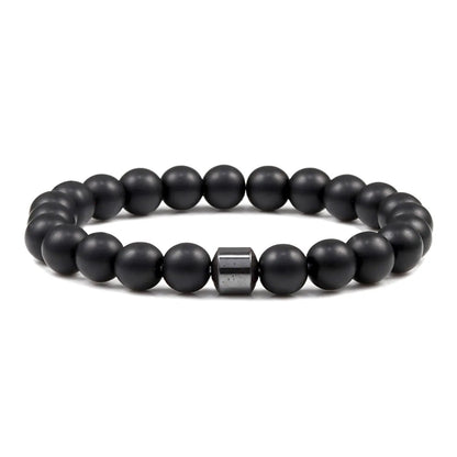 Natural Stone Lava Tiger Eye Bracelet Healing Charm Bracelet