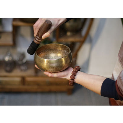 Tibetan Singing Bowl - Handmade Nepal Brass Meditation Chime