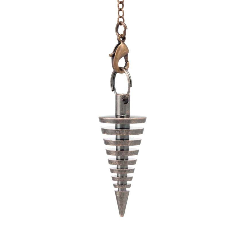 Copper Spiral Cone Pendulums for Dowsing & Divination