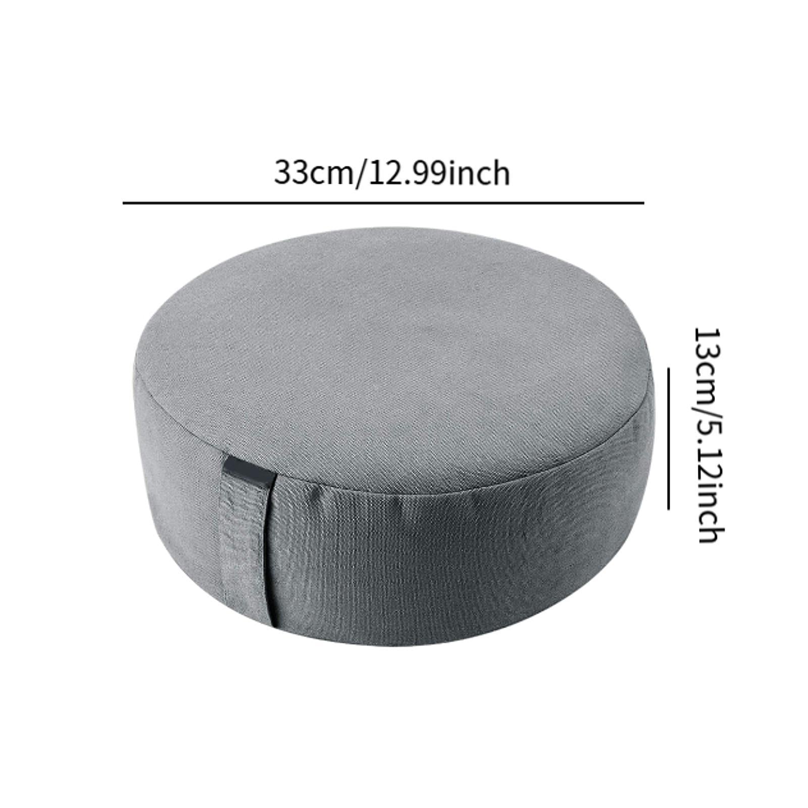 Meditation Cushion 13" Soft & Comfy Removable Cover