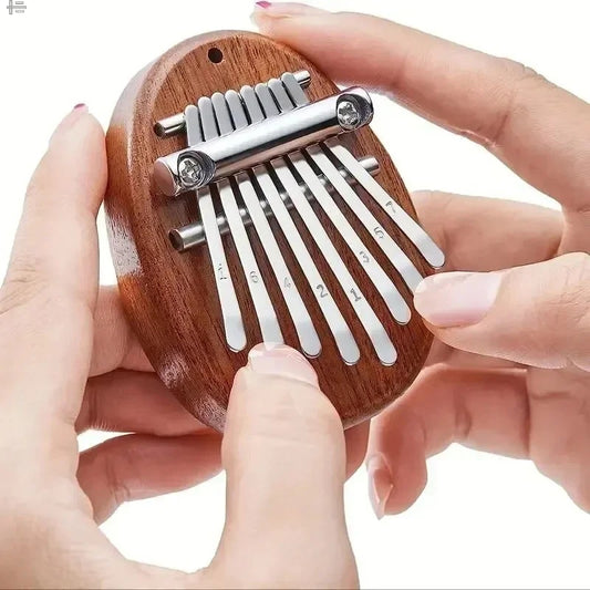 Mini Wood Kalimba: High-Quality 8 Key Thumb Piano Gift