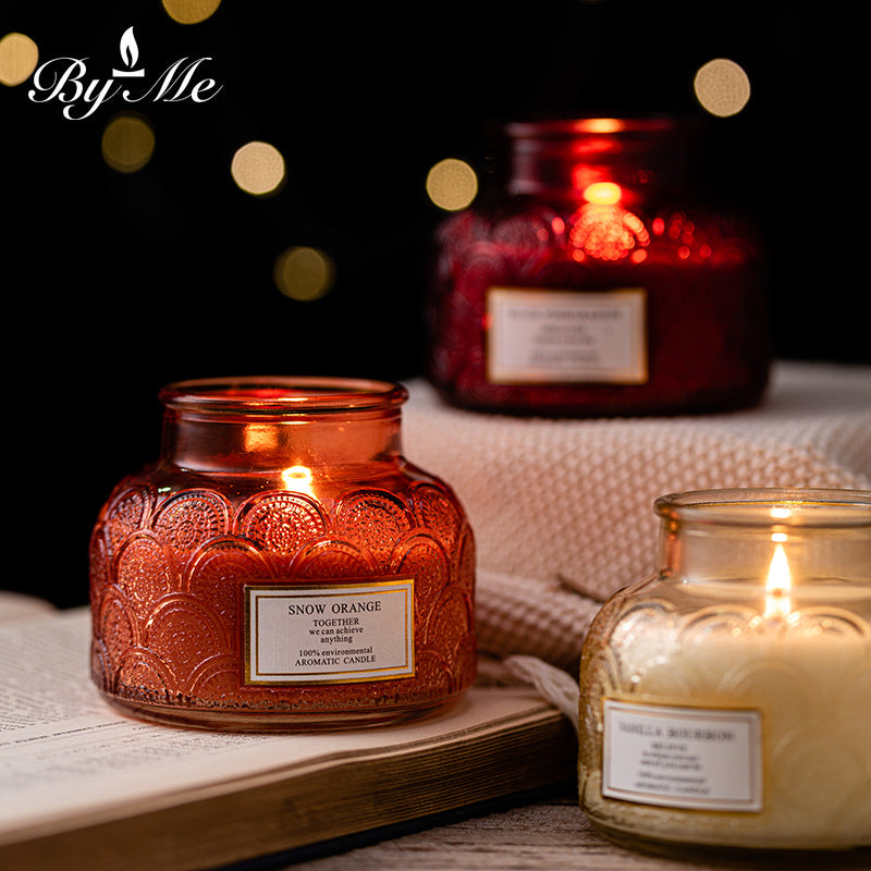 Scented Candles: Smokeless Essential Oil Glass Cup