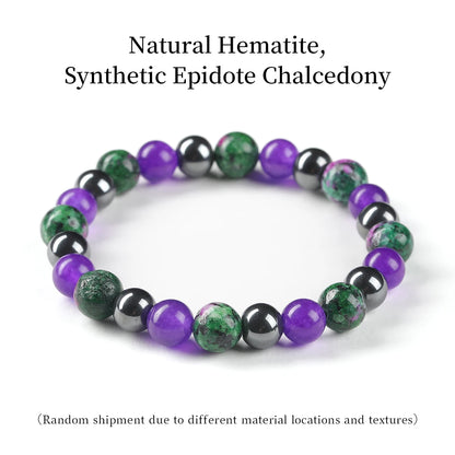 Natural Stone Healing Bracelet: 8mm Lucky Wealth Beads Jewelry