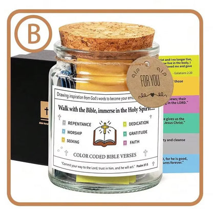Bible Verse Jar: Multilingual Car Prayer Decor