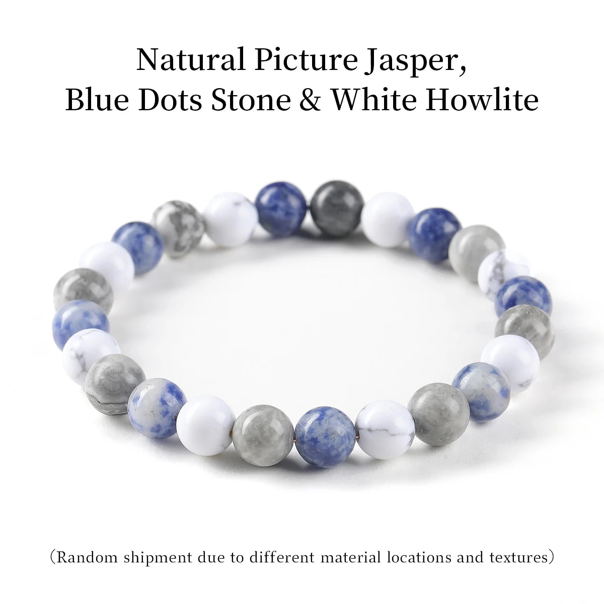 Natural Stone Healing Bracelet: 8mm Lucky Wealth Beads Jewelry