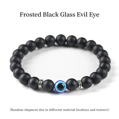 Natural Stone Healing Bracelet: 8mm Lucky Wealth Beads Jewelry