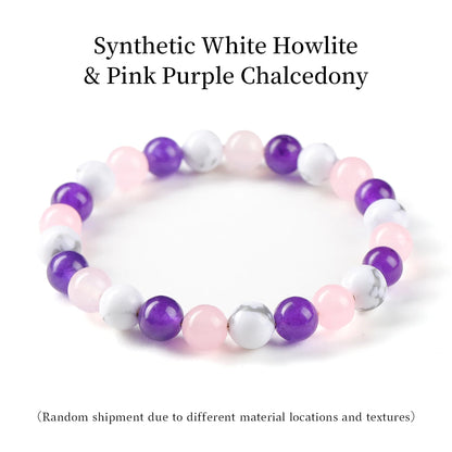 Natural Stone Healing Bracelet: 8mm Lucky Wealth Beads Jewelry
