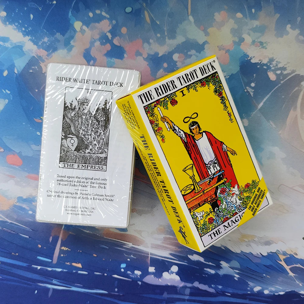 12x7CM The Rider Fortune Telling Tarot Deck Cards one of the top 10 tarot decks of all time Tarot Deck,English Guide,Tarot for Beginners