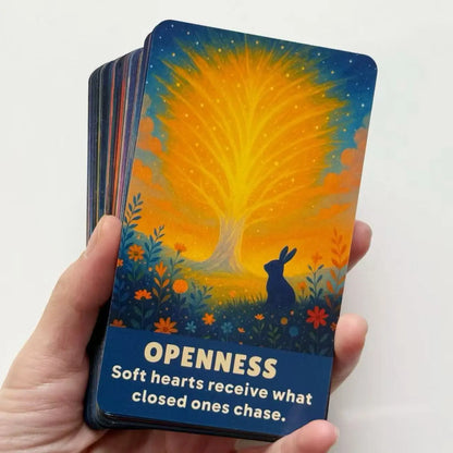 The Soul's Compass, English Oracle Cards, 80-cards With Messages for The Soul, Daily Meditation, 12*7cm, Tarot Cards, Card Games
