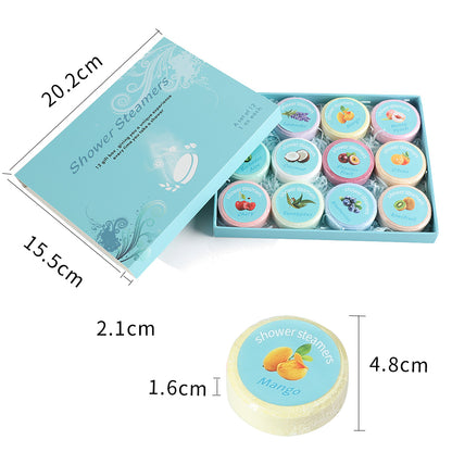 Aromatherapy Shower Steamers - 12 Mint Eucalyptus Bombs