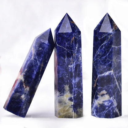 Natural Stone: Rose Quartz Amethyst Wand - Healing Crystals & Home Decor