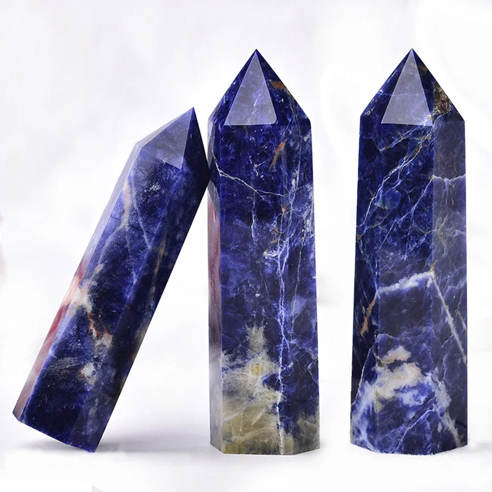 Natural Stone: Rose Quartz Amethyst Wand - Healing Crystals & Home Decor