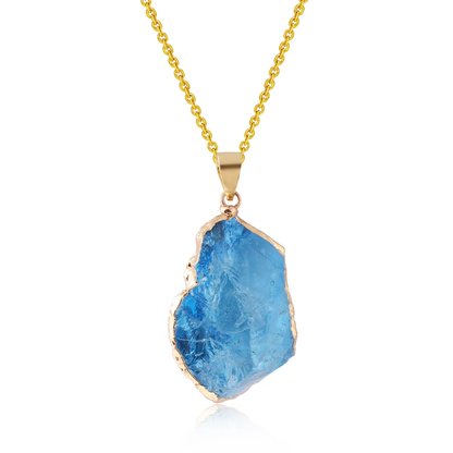 Healing Crystal Necklace: Irregular Gemstone for Women