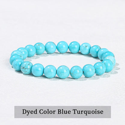 Healing Bracelet: Natural Stone Beaded Bracelet - Obsidian, Fluorite, Quartz