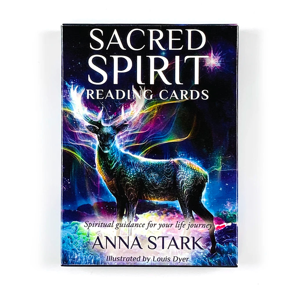 Sacred Spirit Reading Cards 36 Oracle Cards Spiritual Life Guidance Divination Cards for Soul Healing Meditation 10.3*7.4cm