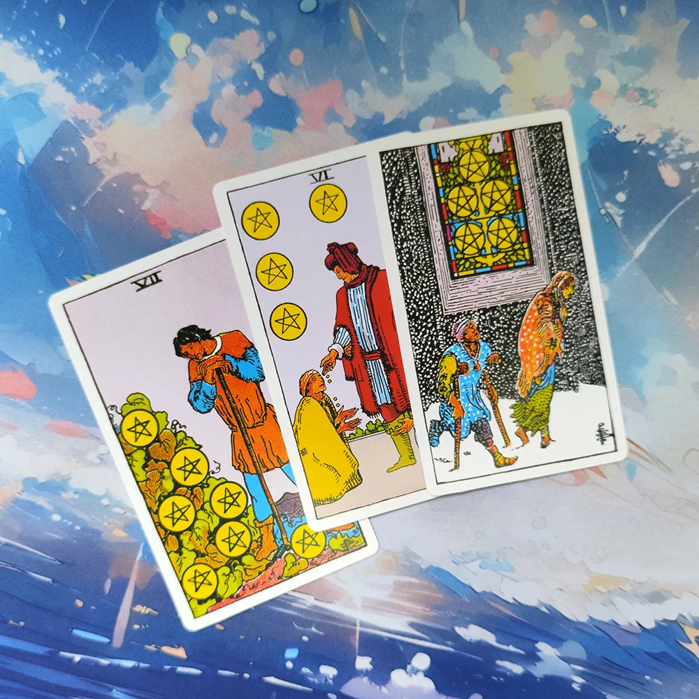 12x7CM The Rider Fortune Telling Tarot Deck Cards one of the top 10 tarot decks of all time Tarot Deck,English Guide,Tarot for Beginners