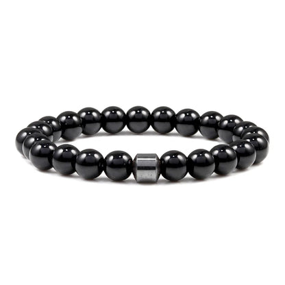 Natural Stone Lava Tiger Eye Bracelet Healing Charm Bracelet