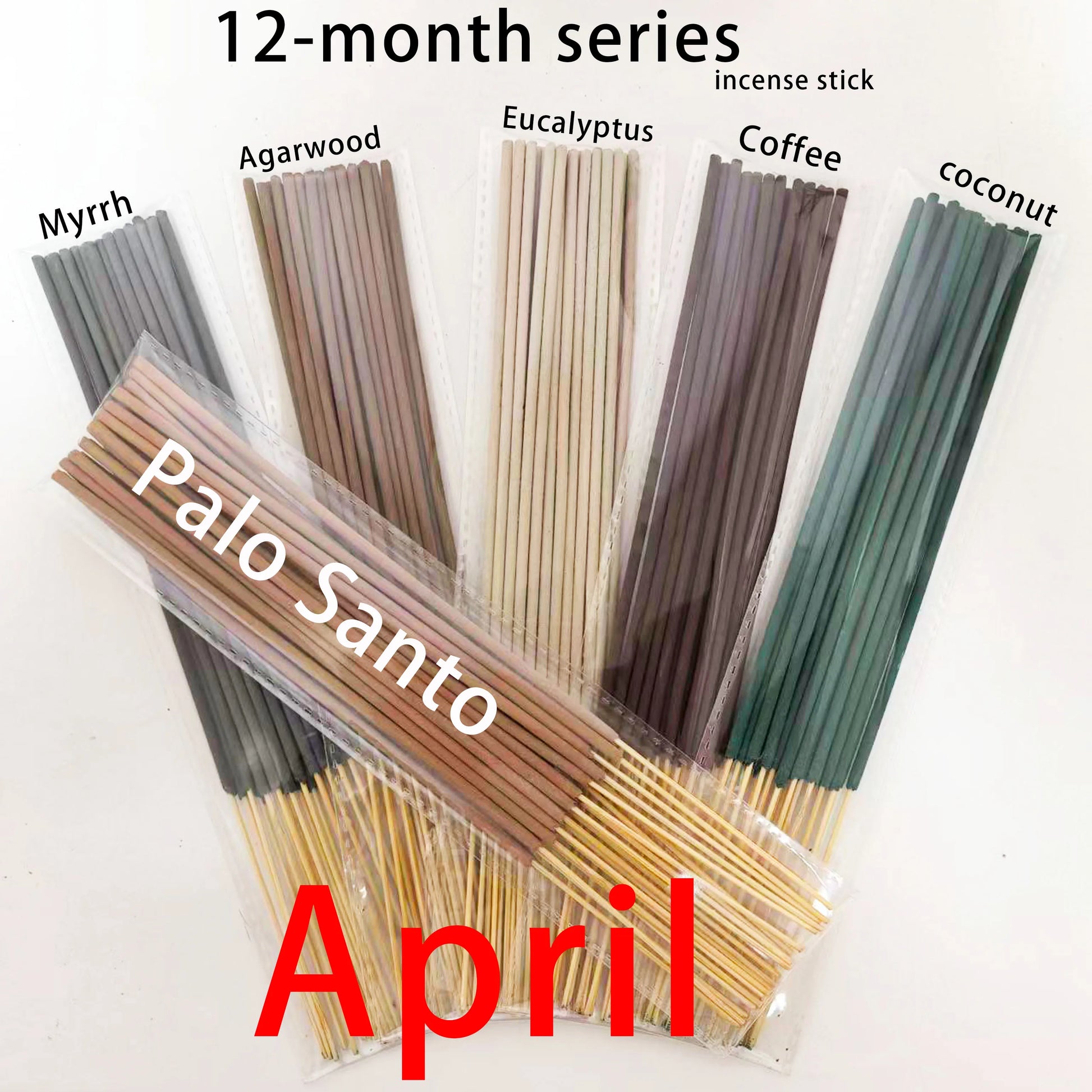 High-Quality Incense Sticks Set - 126 Sticks for Yoga & Home