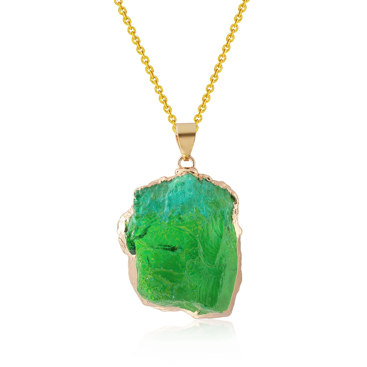 Healing Crystal Necklace: Irregular Gemstone for Women