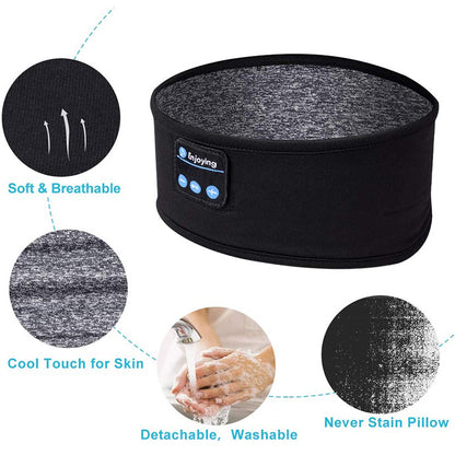 Wireless Sleep Headphones: Bluetooth Headband & Eye Mask