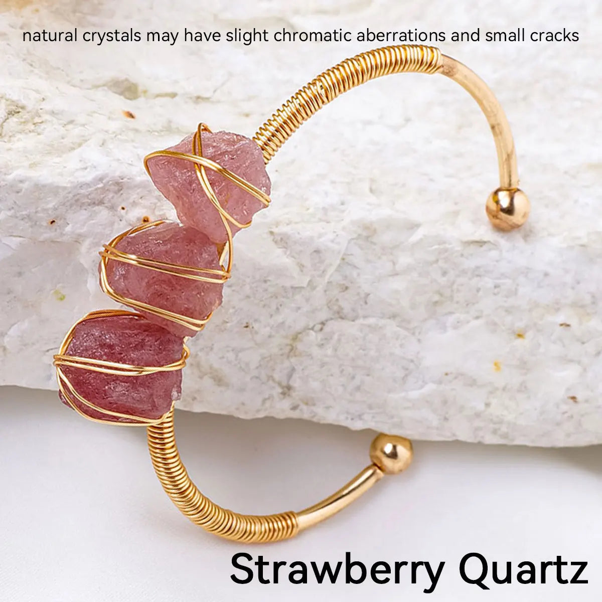 Crystal Bracelet: Natural Crystal Healing Bracelet - Women's Protection & Reiki