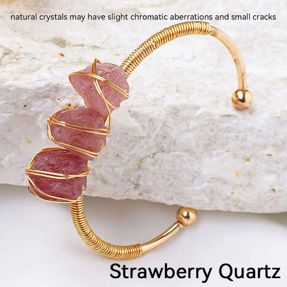 Crystal Bracelet: Natural Crystal Healing Bracelet - Women's Protection & Reiki
