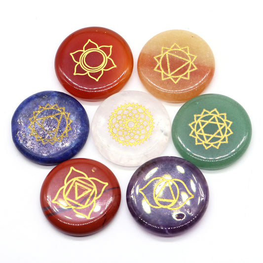 Reiki Chakra Stones - 7 Healing Crystals for Meditation