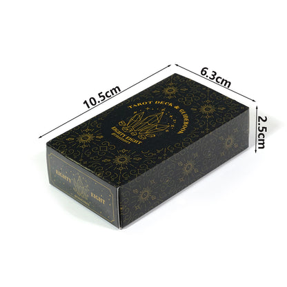 Fortune Telling Tarot Cards: Mystical Tarot Cards Black Deck for Beginners